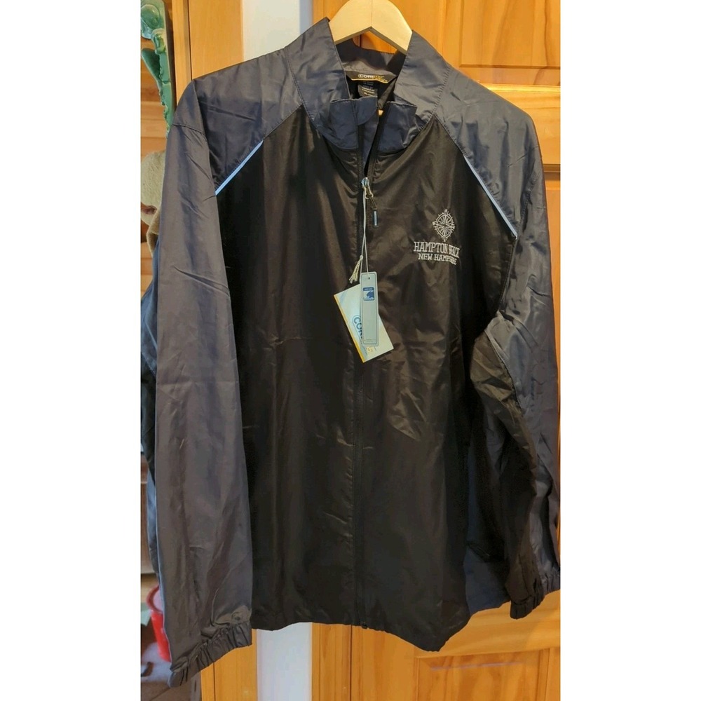 New Core365 Unlined Lightweight Windbreaker Jacket Hampton Beach, NH Size XL‎